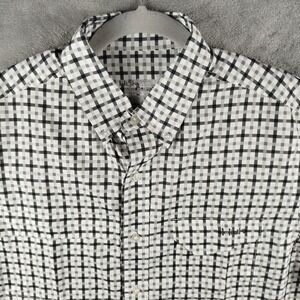 NWOT Huk Shirt Mens S Check Button Up Long Sleeve Fishing Outdoor Performance